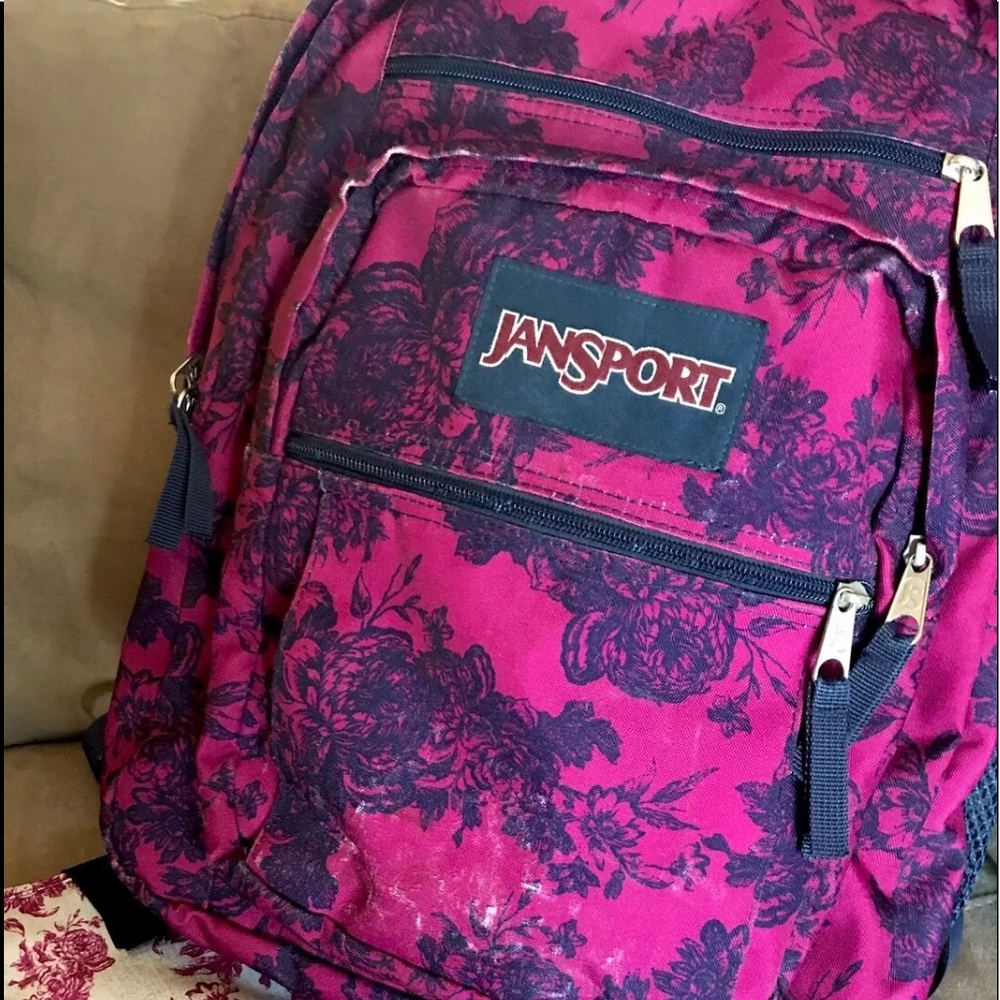 JanSport Big Student Backpack Moonshine Floral